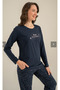 Women'S, Modal, (with Socks as a Gift), Pajama Set - 2