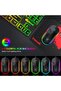 Gaming Keyboard and Mouse Combo,88 Keys Compact Rainbow Backlit Mechanical Feel Keyboard,RGB Backlit - 5