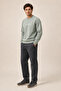 Takes Crew Neck Winter Regular Fit Sweatshirt Mint - 3
