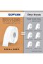 E10 Bluetooth Label Printer with Continuous Waterproof Labels, White - 4