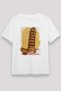 Leaning Tower of Pisa White Unisex T-Shirt T-Shirt