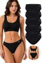 Seamless Flexible Basic Women's Bikini Panties 5-Pack