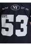 Teen Boys Black Graphic Print V-Neck Sports Jersey T-Shirt - 3