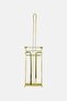 Toilet Paper Stand With Storage, Gold