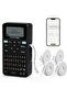 طابعة ملصقات E11 مع 4 أشرطة، بلوتوث ولوحة مفاتيح QWERTY، لون أسود