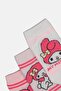 Todlers Girl 3 Pairs My Melody Graphic Print Ankle Socks, Multicolor - 3