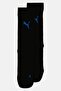 Men 1 Pair Brand Logo Football Crew Socks, Black