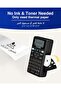 طابعة ملصقات E11 مع 4 أشرطة، بلوتوث ولوحة مفاتيح QWERTY، لون أسود - 7