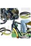 قطعتان من مشابك السراويل العاكسة للدراجات، أربطة عاكسة للجري، مشابك للسراويل، مشابك للبناطيل - 7