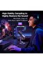 ميكروفون للكمبيوتر، ميكروفون USB مع إضاءة RGB، زر كتم الصوت، 24 بت/96 كيلوهرتز، نمط قلبي الشكل - 2