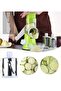Manual Mandoline Slicer Vegetable Fruit Cutter Cheese Shredder Rotary Drum Grater Nuts Grinde - 3