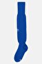 Men 1 Pair Brand Logo Knee High Football Socks, Blue - 3