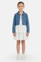 Kids Girl 2 Pieces Floral Print Dress With Denim Jacket Set, Multicolor