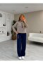 Embroidery Detailed Modal Textured Hooded Tracksuit Set - 2