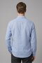 Men Regular Fit Plain Long Sleeve Casual Shirt, Blue - 4