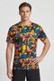 Men Slim Fit Short Sleeve Training Jersey, Multicolor