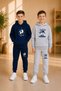 Busekids Unisex Children's Multi-Colored Multi-Printed 2-Piece Hooded Tracksuit Set