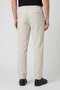 Men Regular Fit Plain Straight Pants, Beige - 4