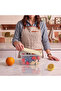 Norven 10 Piece Square Storage Container Set - 4