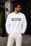 Men's Dreams Slogan Printed Cycling Round Neck Casual Sweatshirt