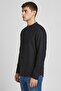 Men Regular Fit Plain Long Sleeve Casual Shirt, Black - 3