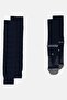 Men 1 Pair Brand Logo Football Knee-High Socks, Deep Navy - 2