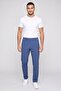 Men Sportswear Fit Plain Outdoor Track Pants, Slate Blue - 2