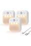 Motion Sensor Night Light, Wireless Rechargeable LED Night Light Indoor, 3 Sensor Modes&Adj