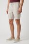 Men Chambray Basic Shorts, Beige - 3