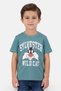 Kids Boy Graphic Print Short Sleeve T-Shirt, Sage Green