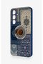 Samsung A55 Compatible Turkish Coffee and Kilim Patterned Silicone Case - 4
