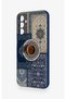 Samsung M14 Compatible Turkish Coffee and Kilim Patterned Silicone Case - 4