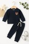Baby&Child Teddy Bear 100% Cotton 2-Piece Top and Bottom Set - 2