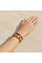 Green yellow china thick copper bracelet, wide form - 4
