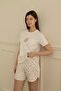 18110 Women's Printed Shorts Set