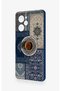 Poco X5 Pro Compatible Turkish Coffee and Kilim Patterned Silicone Case - 3