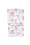 Yellow Green Pink Dinosaur Patterned Muslin Stroller Cover