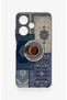 Infinix Hot 30I Compatible Turkish Coffee and Kilim Patterned Silicone Case - 2