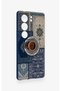 Vivo V29 Compatible Turkish Coffee and Kilim Patterned Silicone Case - 2