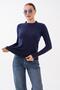 Women's Crew Neck Sleeve Slit Detailed Knitwear Knitted Sweater 265010 - - 4