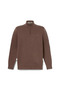 Williams River Cotton Yd 1/4 Zip Sweater Men's Brown Pullover - 3