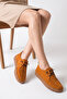 Baeras Women's Genuine Leather Casual Shoes - Tan - 6