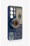 Samsung S26 Ultra Compatible Turkish Coffee and Kilim Patterned Silicone Case - 2