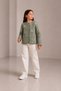 Girl's Patterned Quilted Seasonal Jacket - 4