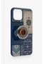 iPhone 12-12Pro Compatible Turkish Coffee and Kilim Patterned Silicone Case - 3