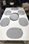 Set of 6 Oval Vegan American Serving and Multi-Purpose Bread Baskets |   Washable Supla Set (9 Colors) - 2