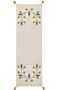 Buldan Fabric Punch Embroidered Table Runner |   Tasseled Decorative Coverlet (35X140 cm) - 13+ Pattern Options - 2