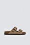 Double strap leather men's sandals - 2