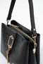 Women's Long Strap 4-Section Simple Stylish Hand and Shoulder Bag with Gold Accessories - 3