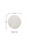 Set of 4 Transparent Round Plexiglass Coasters (10X10 cm) - 5